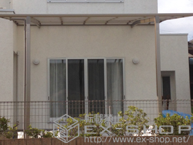 のカーポート ルーフポートシグマIII 積雪〜20cm対応＋収納式物干し 標準 2本入 施工例