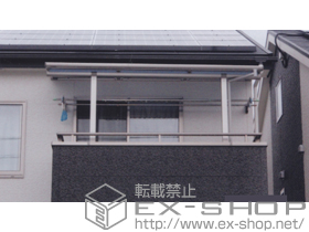 のバルコニー・ベランダ屋根 ヴェクターテラス F型 屋根タイプ 単体 積雪〜20cm対応 施工例