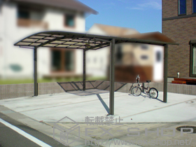 のカーポート カーブポートシグマIII ワイド 積雪〜20cm対応 施工例