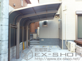 のカーポート テールポートシグマIII 積雪〜20cm対応＋テールポートシグマ用サイドパネル 施工例