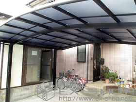 のカーポート カーブポートシグマIII ワイド 積雪〜20cm対応 施工例