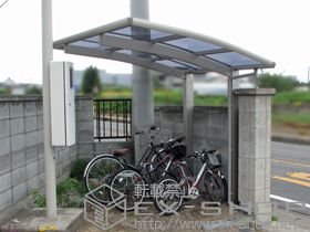 のサイクルポート・駐輪場 レイナポートグランミニ 積雪〜20cm対応 施工例