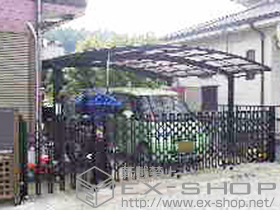 のカーゲート トリップゲート イノーバS ノンレール 両開き親子 (13S+46M) 施工例