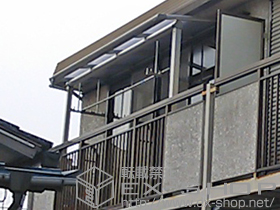 のテラス屋根 ヴェクターテラス F型 屋根タイプ 単体 積雪〜20cm対応 施工例