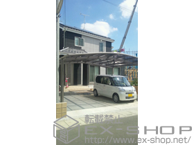 のカーポート カーブポートシグマIII ワイド 積雪〜20cm対応 施工例