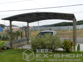 のカーポート カーブポートシグマIII ワイド 積雪〜20cm対応 施工例