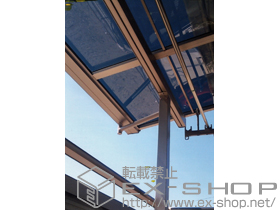 のバルコニー・ベランダ屋根 ライザーテラスII F型 屋根タイプ 連棟 積雪〜20cm対応 施工例