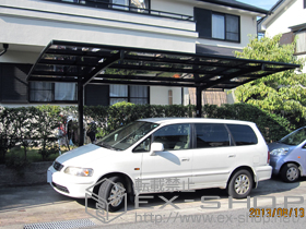 のカーポート カーブポートシグマIII 積雪〜20cm対応 施工例