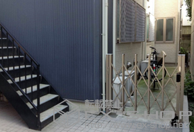 のカーゲート トリップゲート PA型 ノンレール 片開き 16S 施工例