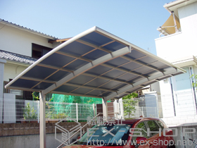 のカーポート カーブポートシグマIII 積雪〜20cm対応 施工例