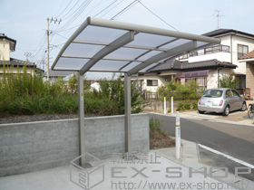 のサイクルポート・駐輪場 レイナポートグランミニ 積雪〜20cm対応 施工例