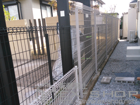 のフェンス・柵 メッシュフェンスG10 施工例