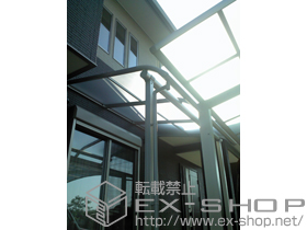 のテラス屋根 プレシオステラス R型 テラスタイプ 単体 積雪〜20cm対応 施工例