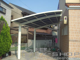 のカーポート カーブポートシグマIII 積雪〜20cm対応 施工例