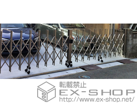 のカーゲート トリップゲート PA型 ノンレール 両開き 施工例