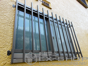 の面格子・窓格子 アルミ面格子 A型 施工例