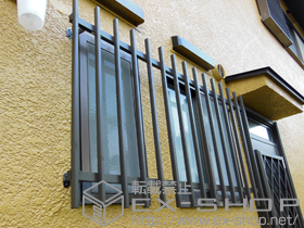 の面格子・窓格子 アルミ面格子 A型 施工例