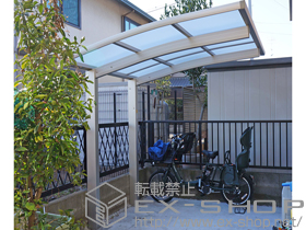 のサイクルポート・駐輪場 プレシオスポート ミニ 積雪〜20cm対応 施工例