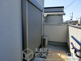 のガレージシャッター リフォームシャッター イタリヤ 手動式 施工例