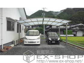 のカーポート カーブポートシグマIII ワイド 積雪〜20cm対応 施工例