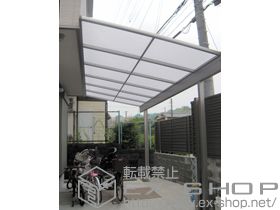 のテラス屋根 ヴェクターテラス F型 テラスタイプ 単体 積雪〜20cm対応 施工例