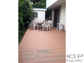 のウッドデッキ リコステージII＋下段 リコステージII＋ステップ1段 施工例