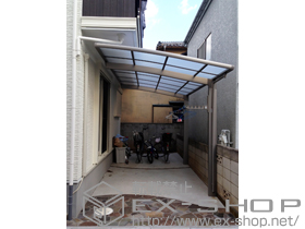 のカーポート カーブポートシグマIII 積雪〜20cm対応＋収納式物干し 標準タイプ 2本入 施工例