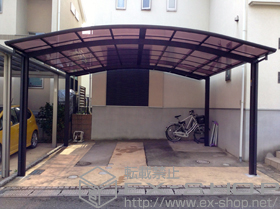 のカーポート レイナツインポートグラン　積雪〜20cm対応＋レイナツインポートグラン用部材 施工例