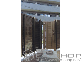 の門扉 シャレオR5型門扉 片開き 柱使用 施工例