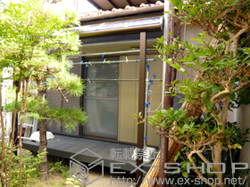 のテラス屋根 プレシオステラス R型 テラスタイプ 単体 積雪〜20cm対応 施工例