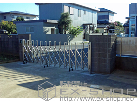 のカーゲート トリップゲート PB型 ノンレール 片開き 38S 施工例