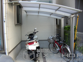 のサイクルポート・駐輪場 プレシオスポート ミニ 積雪~20ｃｍ対応 施工例