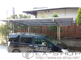 のカーポート カーブポートシグマIII 積雪〜20cm対応＋カーブポートシグマIII用 着脱式サポート 施工例