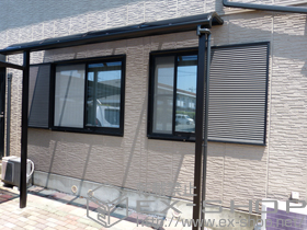 のテラス屋根 プレシオステラス R型 テラスタイプ 単体 積雪〜20cm対応 施工例