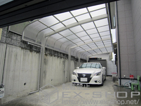 のカーポート レイナキャップポートグラン 縦連棟　積雪〜20cm対応 施工例