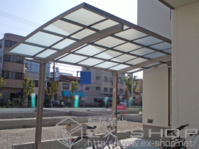 のカーポート カーブポートシグマIII 積雪〜20cm対応 施工例