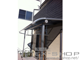 のテラス屋根 プレシオステラス R型 テラスタイプ 単体 積雪〜20cm対応 施工例