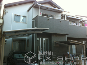 のサイクルポート・駐輪場 カーブパークシグマIII オープンタイプ 施工例