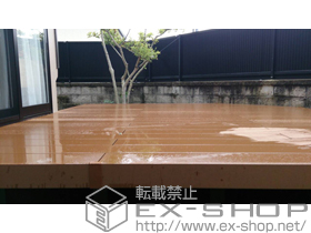 のウッドデッキ リウッドデッキ 200　変形地納まり 施工例