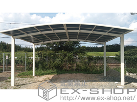 のカーポート カーブポートシグマIII ワイド 積雪〜20cm対応 施工例