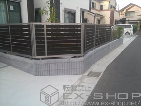 のフェンス・柵 セレビューフェンスRP3型 自在柱式 施工例