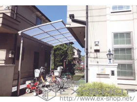 LIXIL リクシル(トステム)のテラス屋根 パワーアルファ L型 テラスタイプ 単体 積雪〜30cm対応 施工例