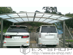 のカーポート カーブポートシグマIII ワイド 積雪〜20cm対応 施工例