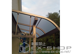 のバルコニー・ベランダ屋根 ライザーテラスII R型 屋根タイプ 単体 積雪〜20cm対応 施工例