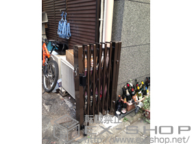 のカーゲート トリップゲート PA型 ノンレール 片開き 18S 施工例