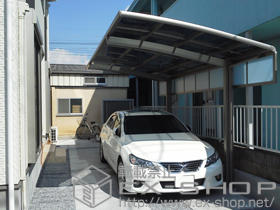 のカーポート カーブポートシグマIII 積雪〜20cm対応 施工例