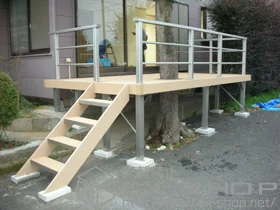 YKKAP�̃E�b�h�f�b�L ���E�b�h�f�b�L 200+���E�b�h�X�e�b�v5�^ L�^�C�v 4�i+�V���v�����_���f�b�L�t�F���X2�^�����i�q2�{�^�C�v�� �{�H��