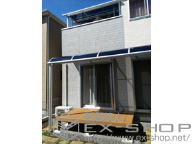 のバルコニー・ベランダ屋根 ライザーテラスII R型 屋根タイプ 単体 積雪〜20cm対応 施工例