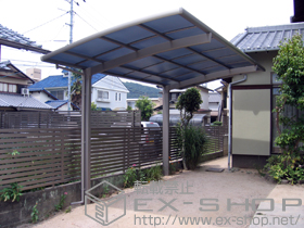 のカーポート カーブポートシグマIII 積雪〜20cm対応 施工例