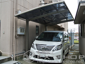 のカーポート カーブポートシグマIII 積雪〜20cm対応 施工例